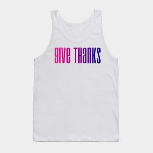 Give thanks Tank Top